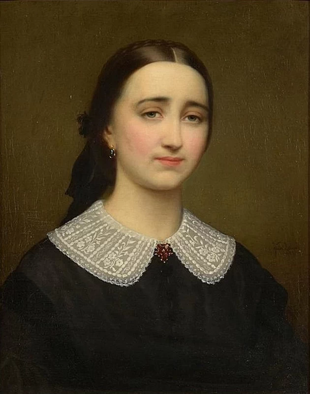 Joseph van Lerius - Ritratto di una giovane donna